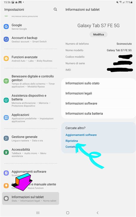 samsung reset di fabbrica.